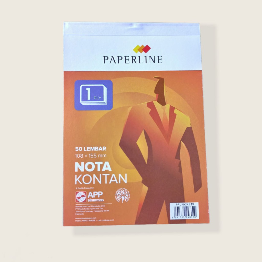 

Nota Kontan Paperline 1 PLY Ukuran Kecil