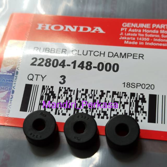 Karet Kampas Ganda Beat Vario Rubber Clutch Damper Isi 3