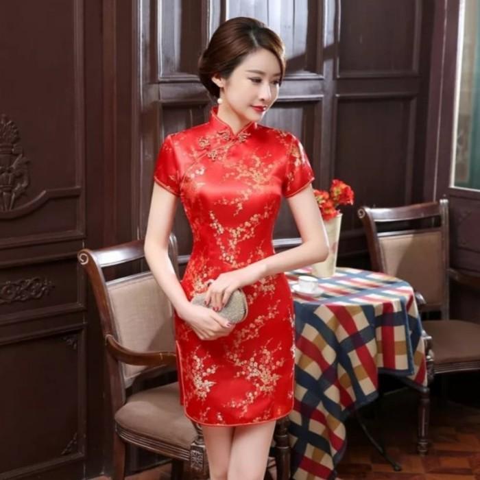 Clothes Dress Sangjit / Cheongsam Wanita