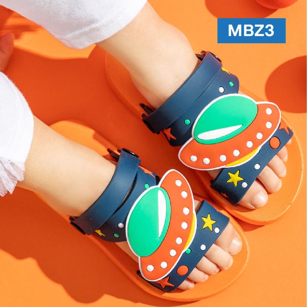 LAPAGO - Sandal Slop Anak Laki Laki Perempuan Anti Licin Karet EVA Umur 1-7 Thn Type MBZ