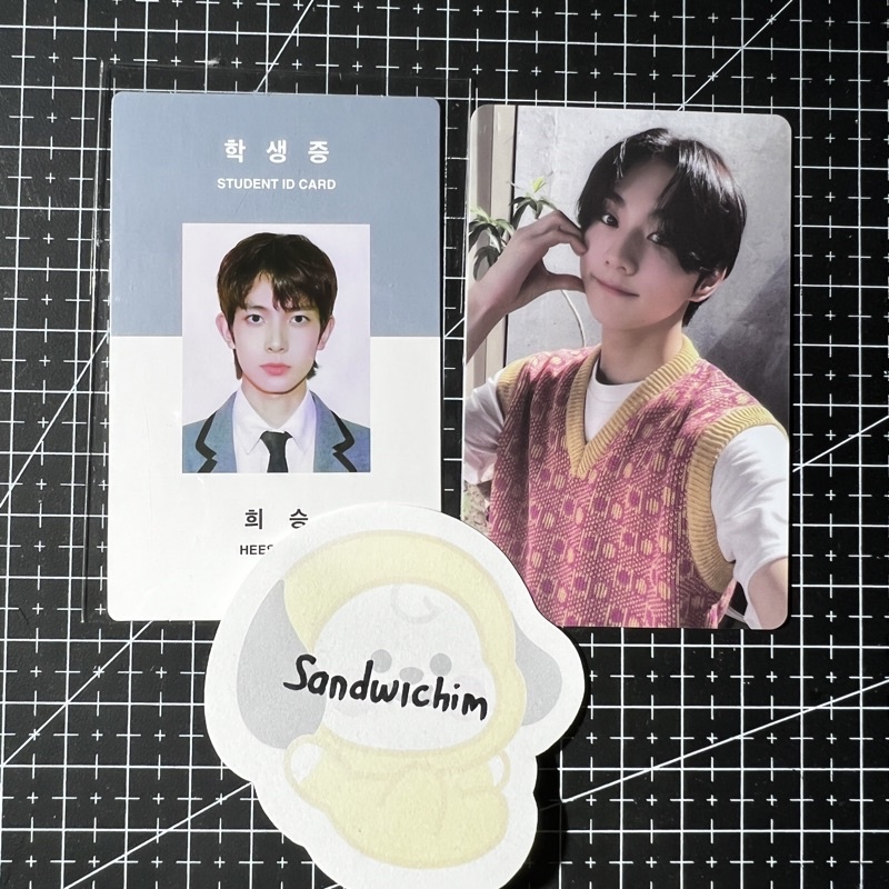[ READY ] IDC Heeseung sg21 pc photocard + Jungwon LD D:D sw Id Card season greetings 2021 dilemma s