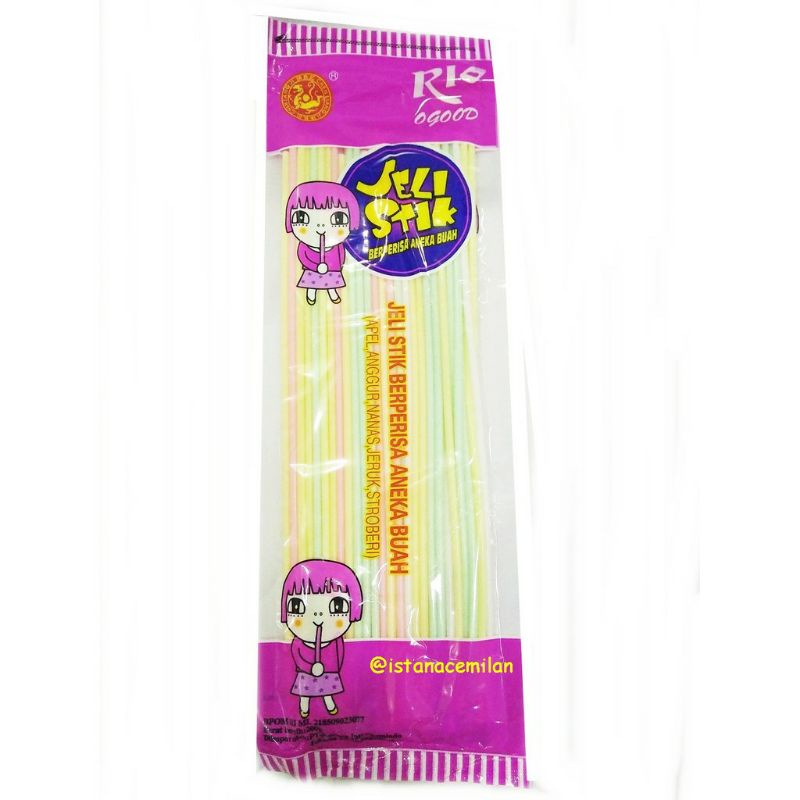 

Permen Jeli Stik Panjang Aneka Rasa Buah isi 50 pcs/Jelly Stick Panjang isi 50 pcs/Permen Jeli Stik Panjang isi 50 pcs