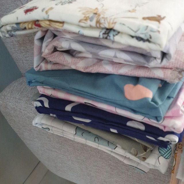 Kain Sprei Meteran Chibi Cat Star