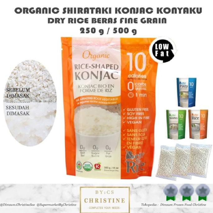 

SHIRATAKI RICE KONJAC KONNYAKU RICE BERAS SHIRATAKI DRY FINE HALUS 250