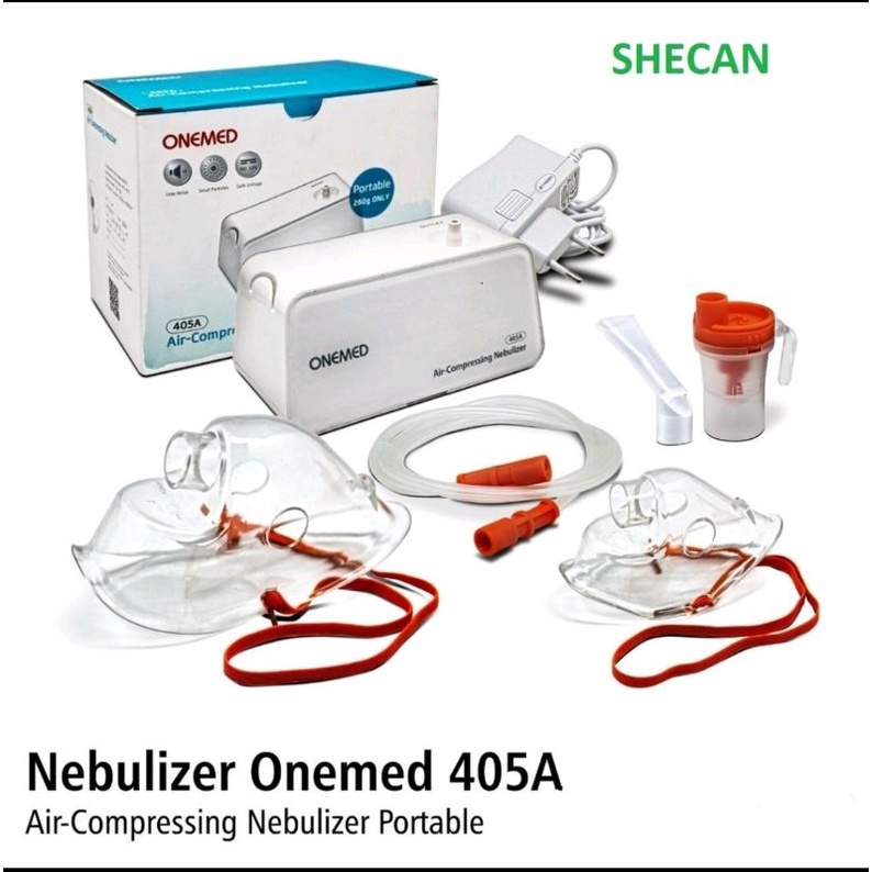 Nebulizer Onemed 405A / Nebul Alat Uap Terapi Pernafasan Asma