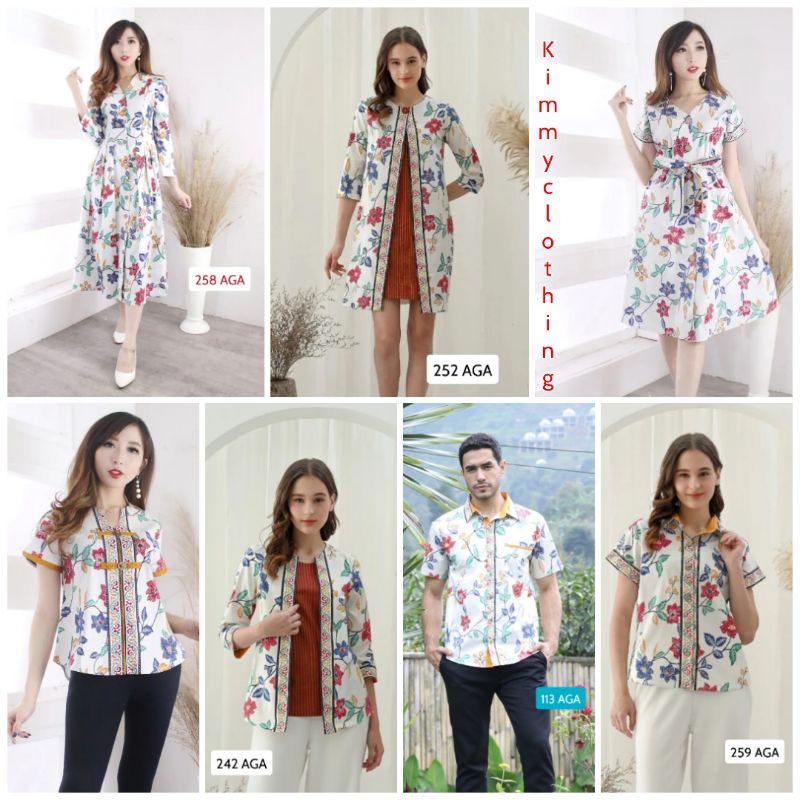 208 AGA-259 AGA-242 AGA-234 AGA-258 AGA-252 AGA-113 AGA-BATIK COUPLE-SERAGAM BATIK