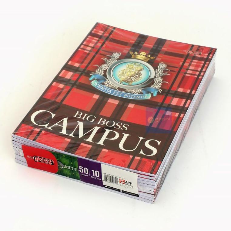 

(E7J2) Buku Tulis Campus Isi 50 Lembar / 1 Pack Isi 10 Pcs //Hadir@Lagi