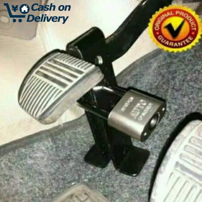 CHROM KUNCI PEDAL KOPLING MOBIL PENGAMAN PEDAL PENGUNCI KOPLING