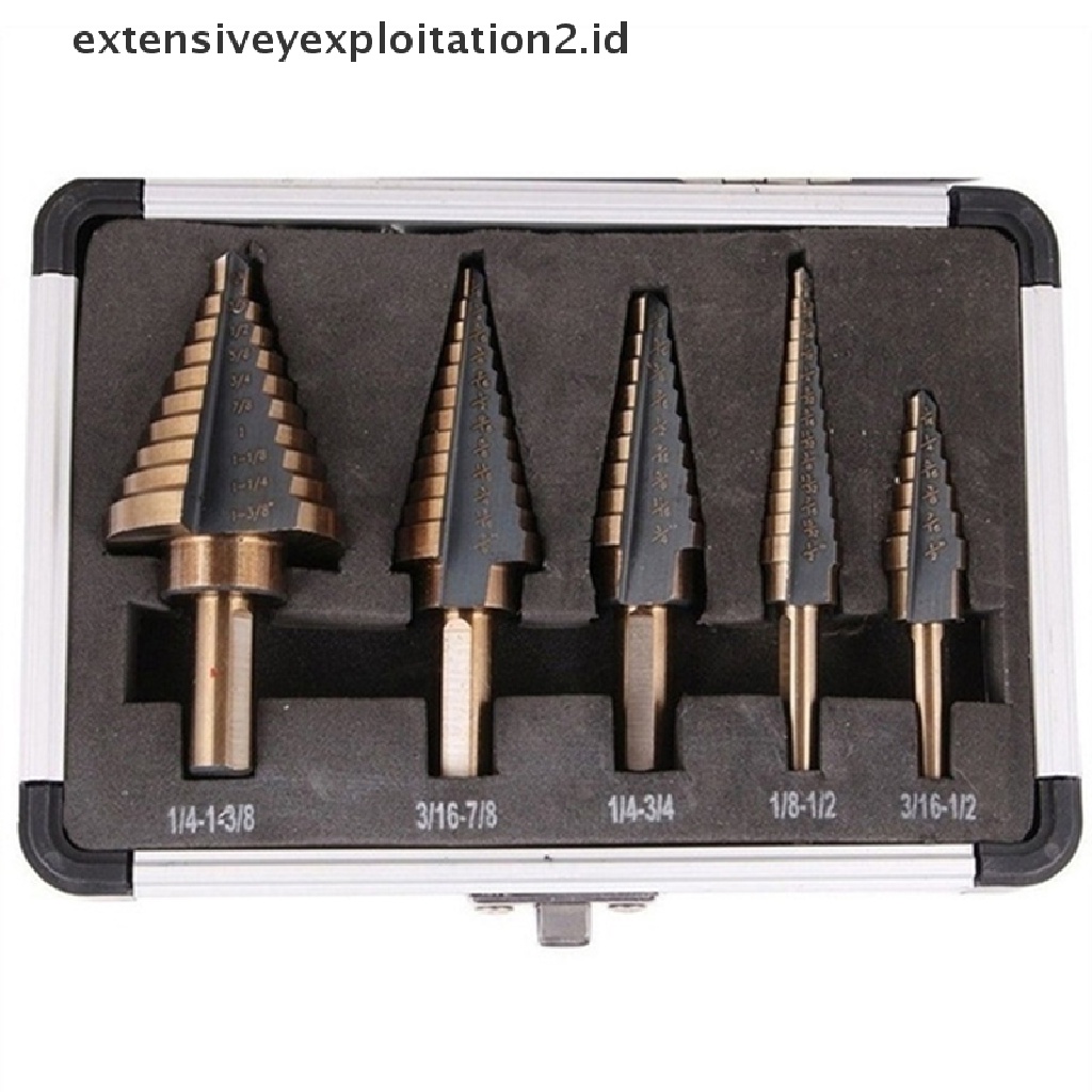 (Hotter) 1/3/5pcs 50ukuran Hss Cobalt Multiple Hole Saw Drill Bit