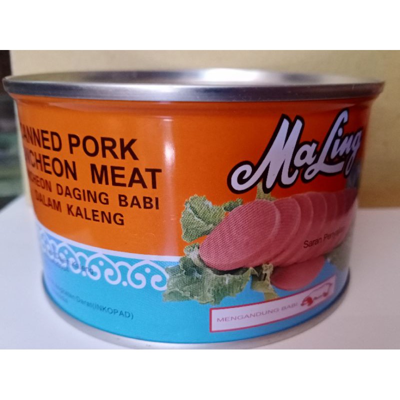 

MaLing Luncheon Pork TTS Canned Ham Daging Babi 397 gr