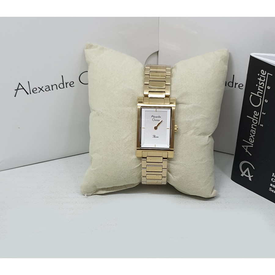 Alexandre Christie AC2801 Gold Jam Tangan Wanita Original Fashion