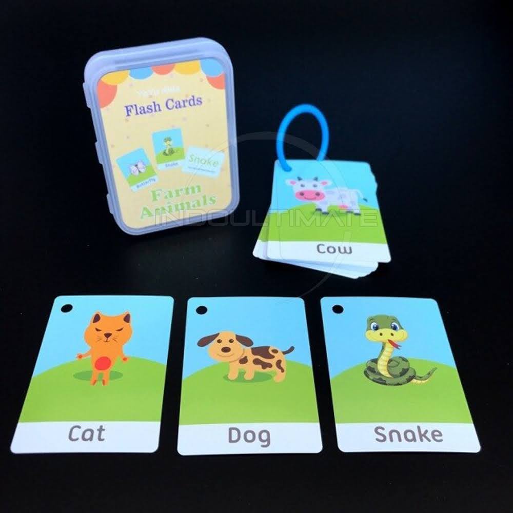 Mainan Anak Flash Card TO-F08 Kartu Pintar Edukasi Anak