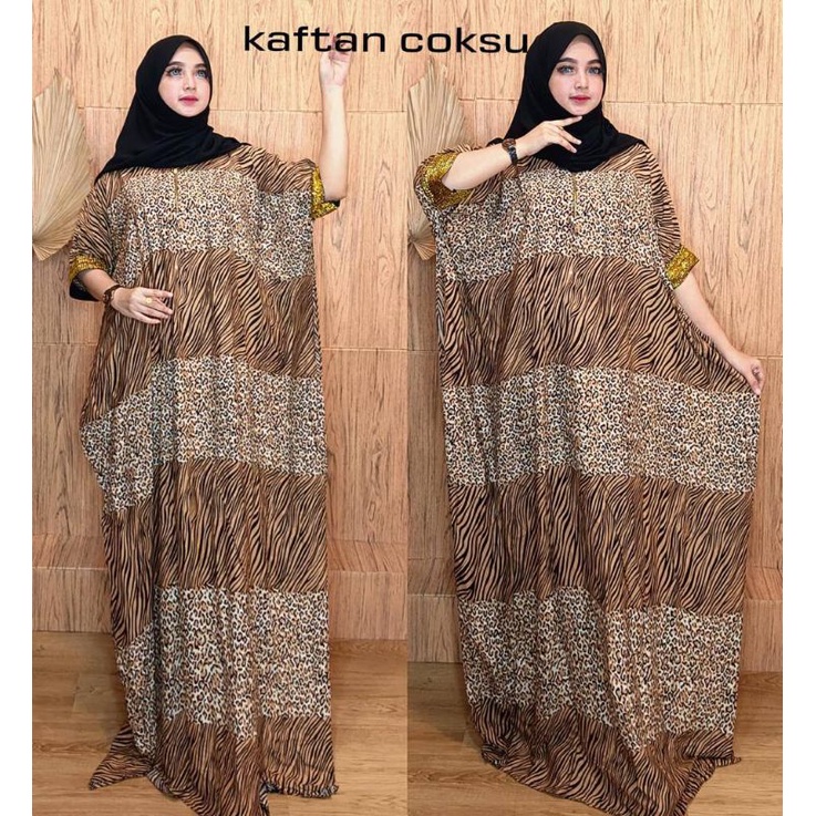 KAFTAN LOWO JUMBO LD 130-140 MOTIF TERBARU