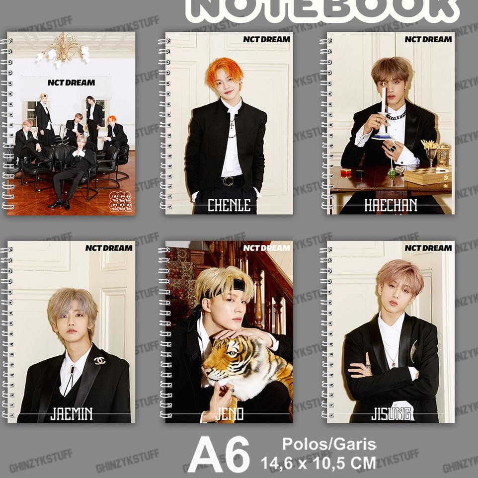 

wwqr Notebook A6 (14.5x10.5cm) KPOP NCT DREAM We Boom Chenle Haechan Jaemin Jeno Jisung Renjun gpna513