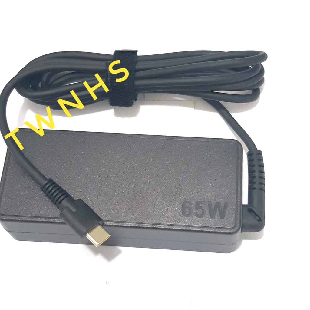 Adaptor Charger Lenovo Lenovo ThinkPad 65 Watt 20V 3.25A Type-C USB AC Adapter ADLX65YDC2A