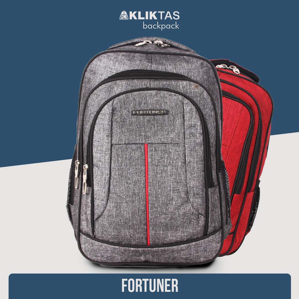 [KLIKTAS] Tas Ransel Kerja Laptop Fotuner FT 1005 - Backpack Kantor Kuliah Sekolah