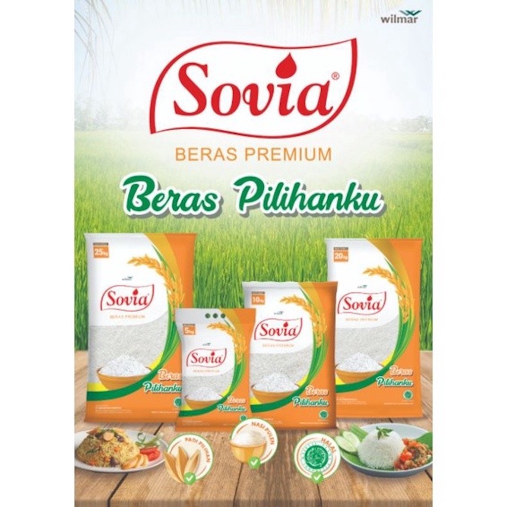 

Beras Sovia Kemasan Premium Varian [25 Kg]