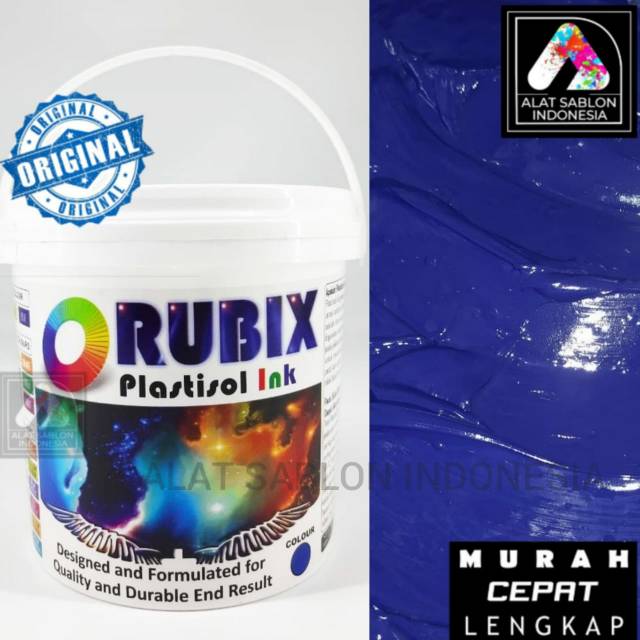 

TINTA SABLON PLASTISOL RUBIX BLUE MARINE 1KG