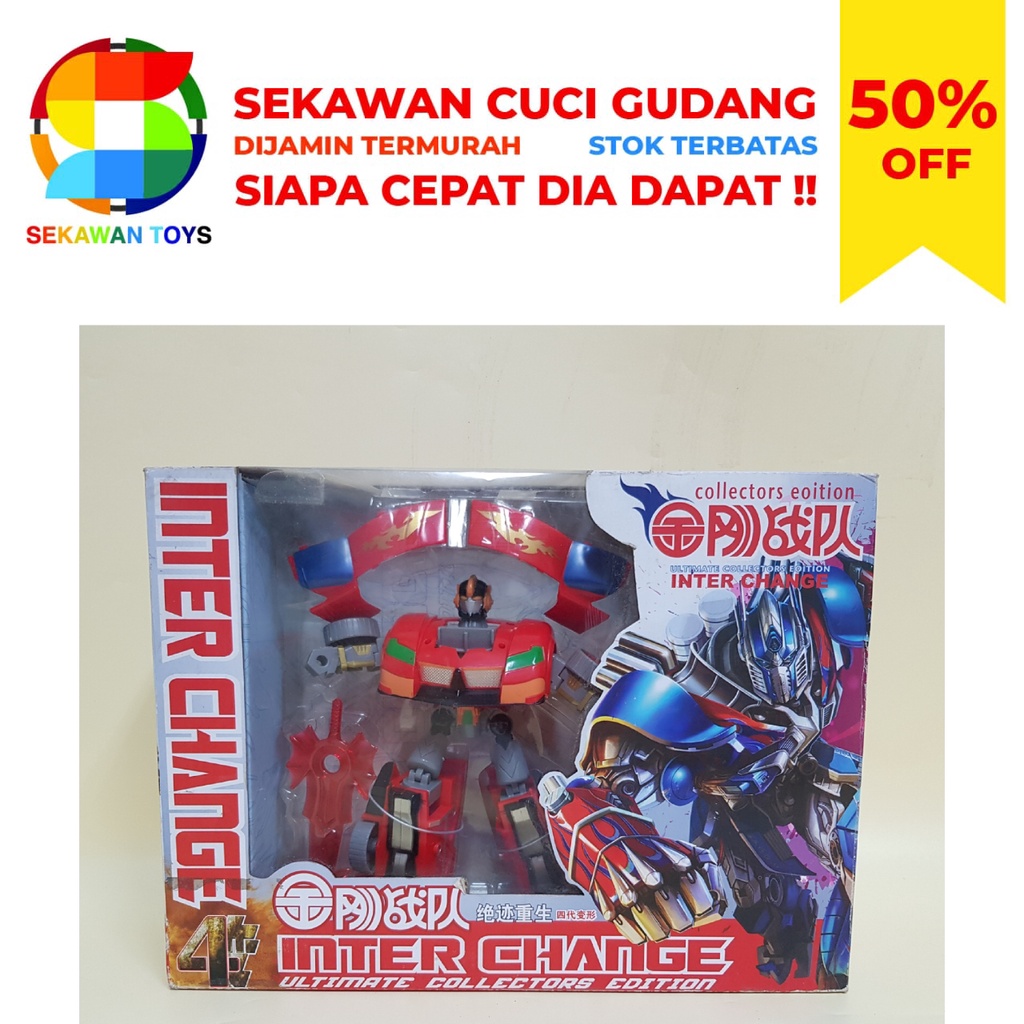 Mainan Robot Inter Change  SEKAWAN SALE 15