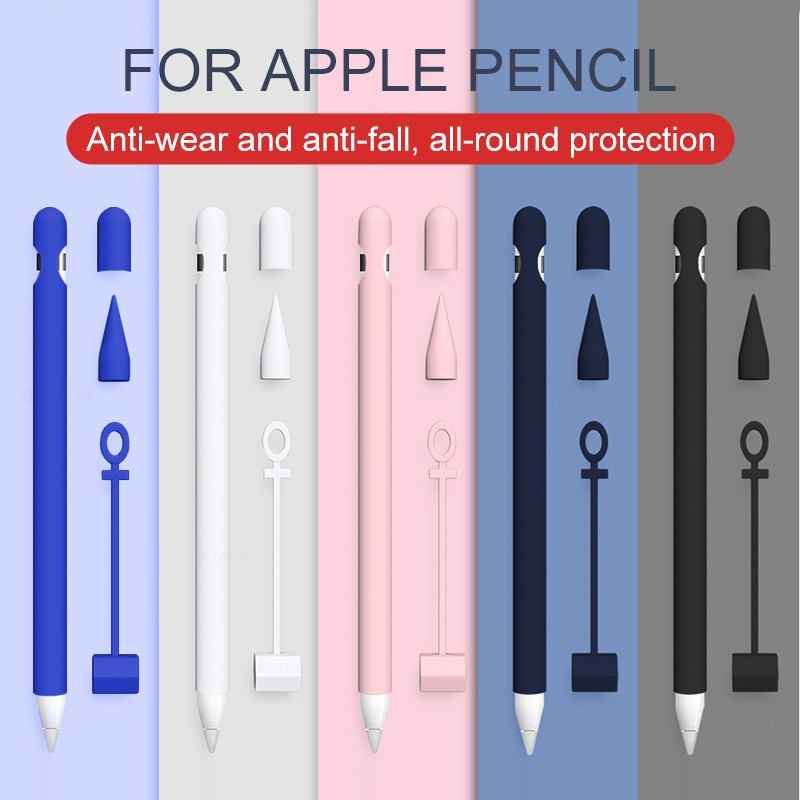 case for apple pencil 1st gen 1 colorful soft silicone case ipad tablet touch pen stylus protective 