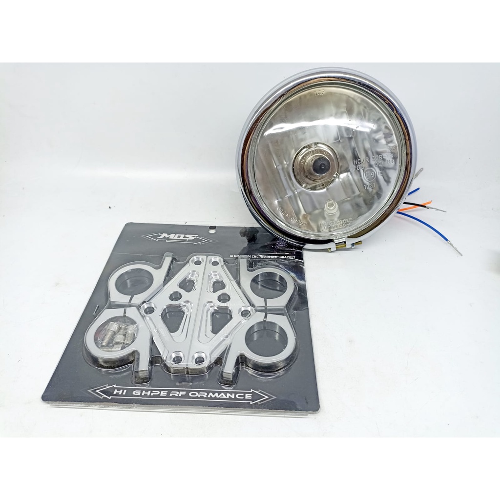 BREKET BRAKET CINCIN CNC As31 Merk Import SET LAMPU JUTE PESEK PNP CB 100 125 GL PRO MAX MP MEGAPRO TIGER