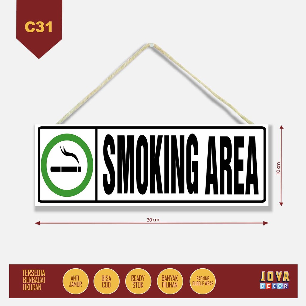 

No Smoking Sign Board Papan Petunjuk CC31
