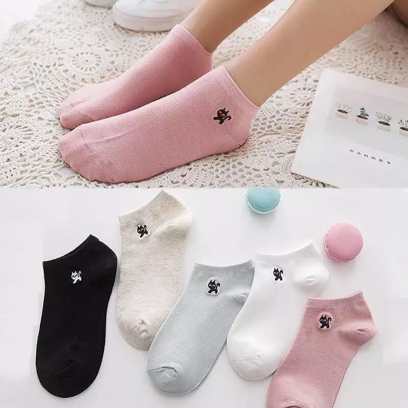 Kaos Kaki 5pasang Import Premium Cewek Cowok Nyaman Dipakai (Lochic)