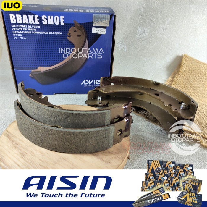 Kampas Rem Belakang Avanza Xenia Brake Shoe ADVICS AISIN A8N012T