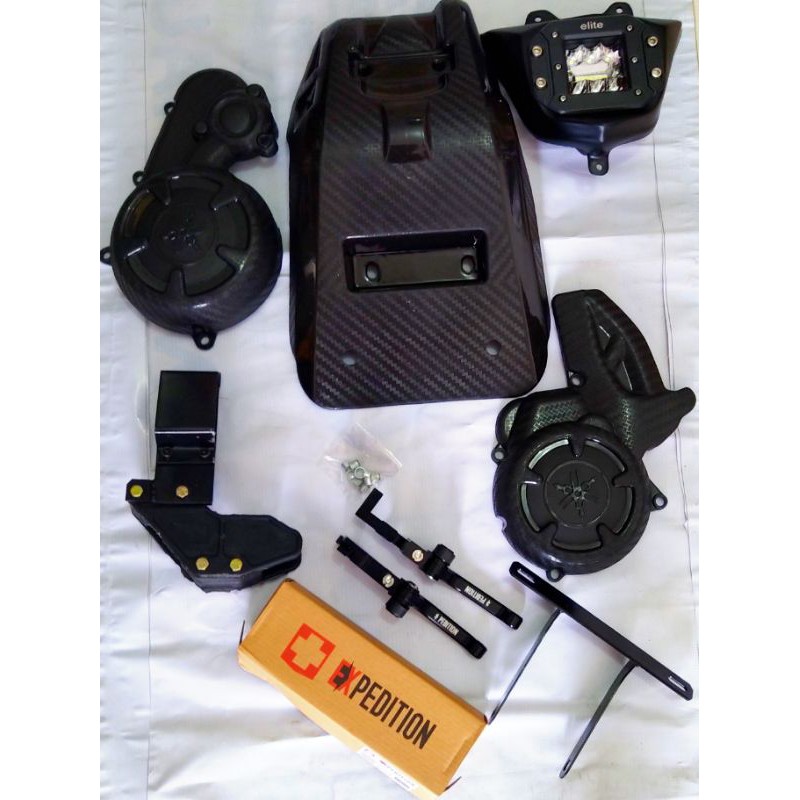 engineguard dudukan plat, handle, lowering, tensioner wr 155 R
