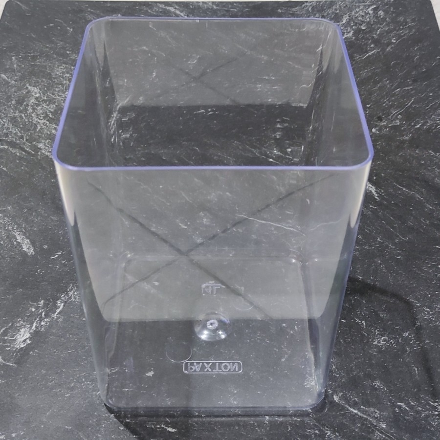 Toples Cupang Akrilik 4 Liter Soliter - Kotak Mika Acrylic Aquarium Mini Tampa Sambungan