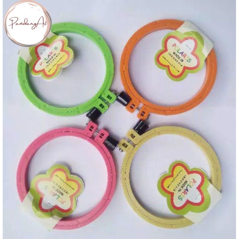 (lusin) Midangan polaris 25cm / hoop plastik / pembidang