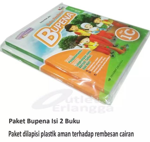 Buku penilaian BUPENA k13 Erlangga kelas 1C dan 1D semester 2