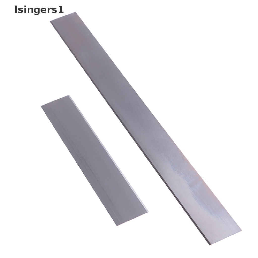 (lsingers1) 2pcs Alat Pemotong polymer clay Bahan Stainless Steel Ukuran 4 &quot;/ 8&quot;