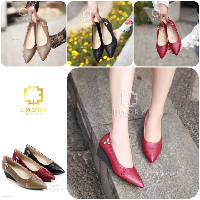 Sepatu  wedges emory Ardena Original