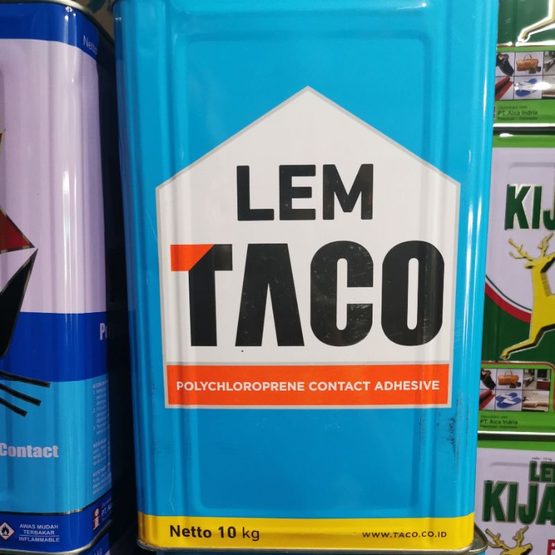 

Lem kuning serbaguna TACO biru 10kg bukan fox power castol