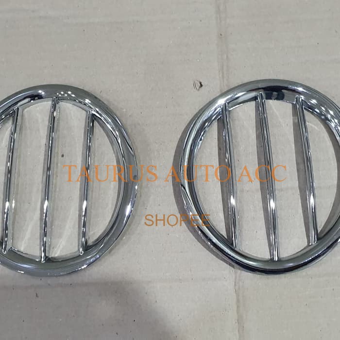 Ring/Cover Foglamp Bumper Depan Mobil chrome AVANZA/XENIA LAMA 2004/2005/2006/2007