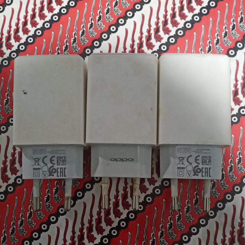 adaptor kepala charger original bekas oppo