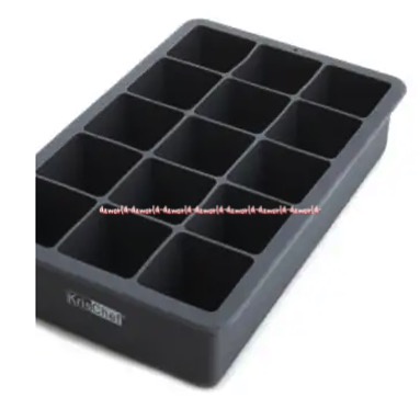 Krischef Ice Mould 15 Cubes Alat Cetakan Es Batu Bentuk Kubus 15 Cetakan Es Kotak Kris Chef Bahan Silicon Model Kotak