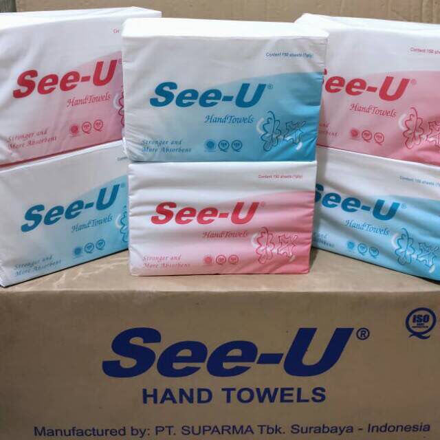 Tisu Wastafel / Tissue Hand Towel See U Mix / TISU CUCI TANGAN PENYERAP AIR TISU RESTORAN TERMURAH