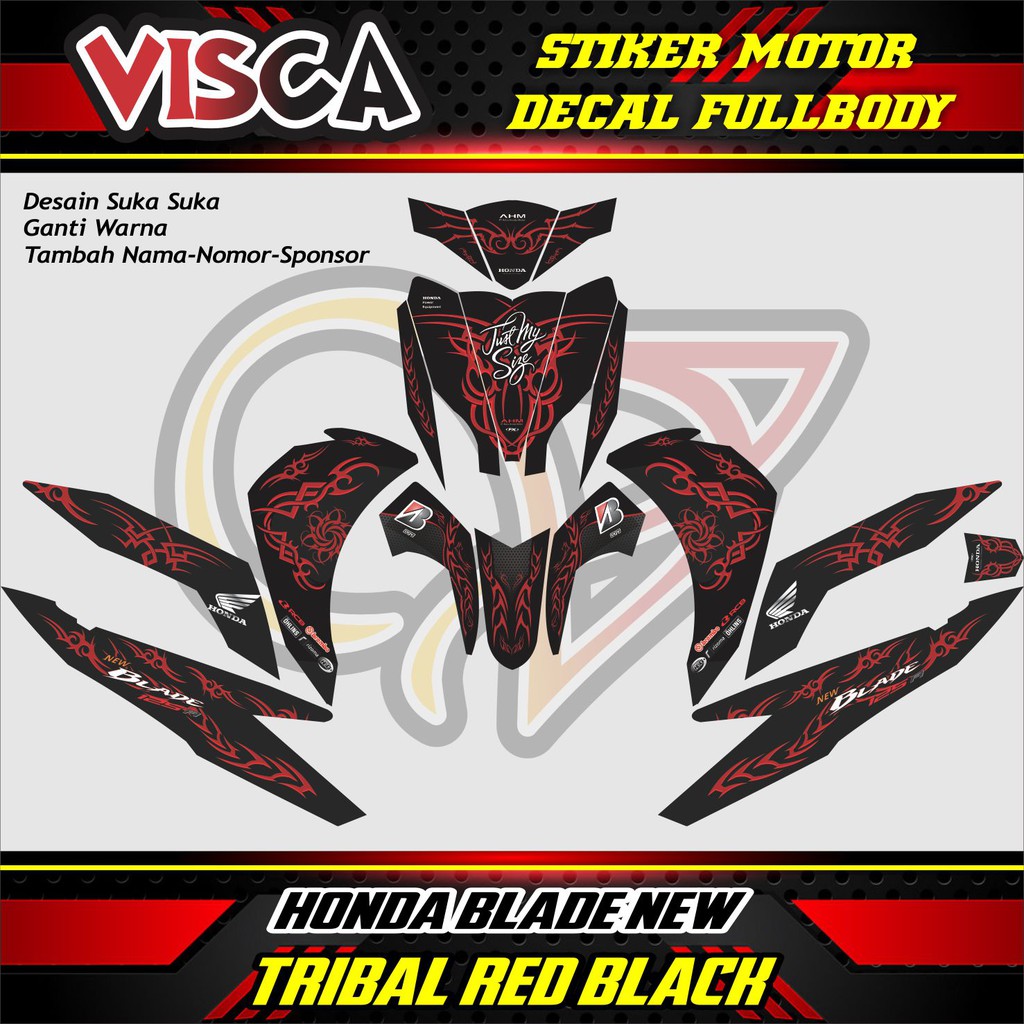 decal blade decal blade decal blade full body stiker motor blade 6