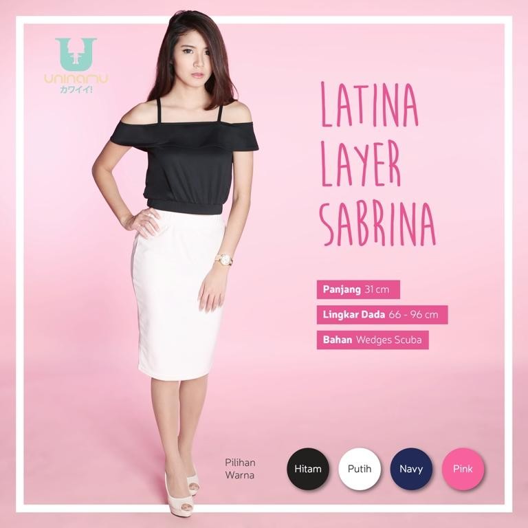 JANE COLLECTION || Atasan Wanita - Latina Layer Sabrina