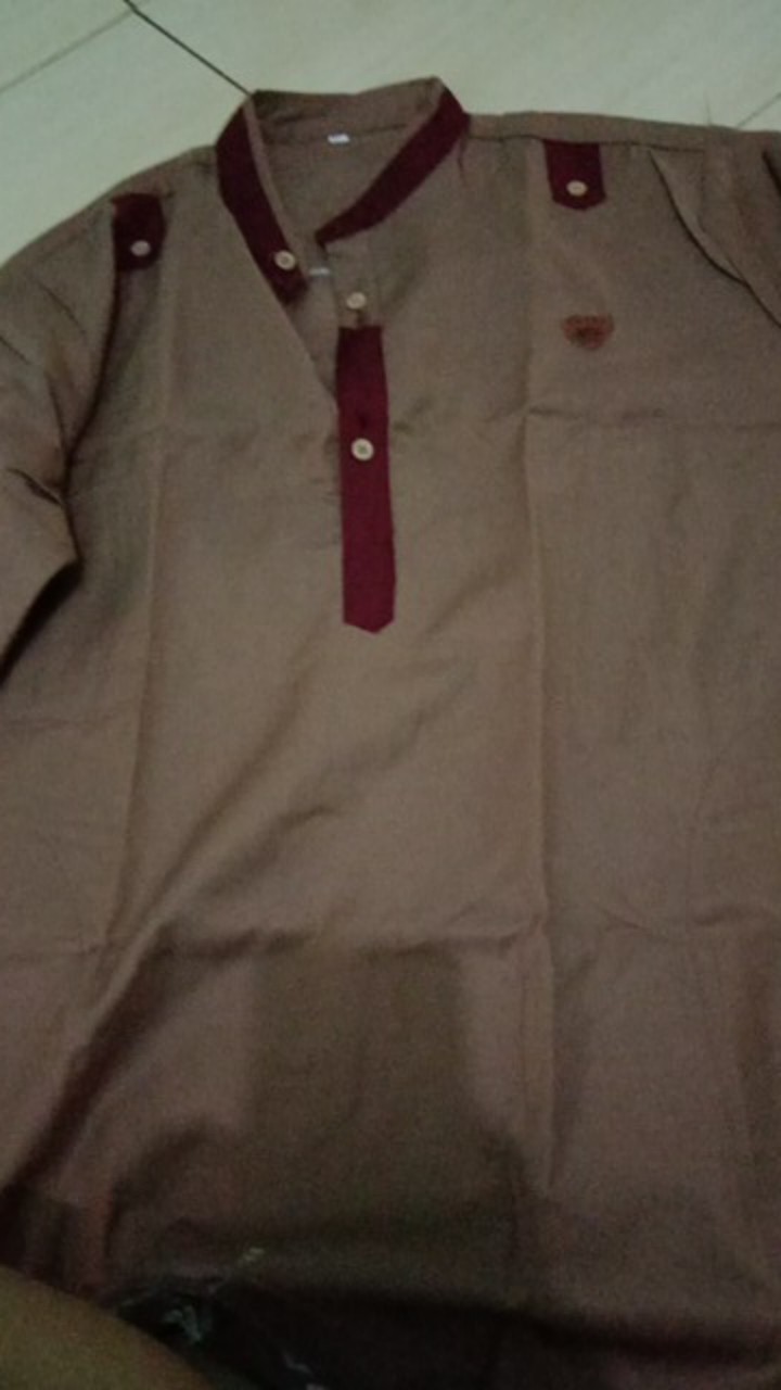 Kurta Muslim Koko Lebaran Batik Kampus