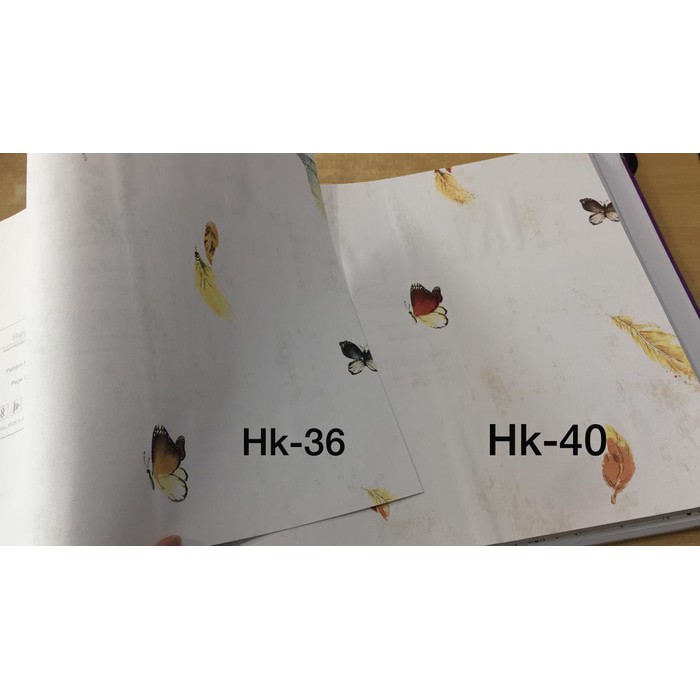 WALLPAPER DINDING  MOTIF KUPU  KUPU ELEGAND HK