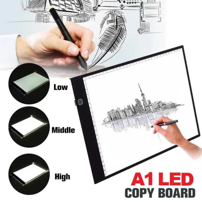 

Lora | Drawing Tracing A1 Copy Board Papan Jipak Led Light Pad Ultra Slim A1