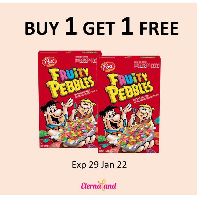 

Cuci Gudang Awal Tahun Post Fruity Pebble 425 gr Cuci Gudang Awal Tahun