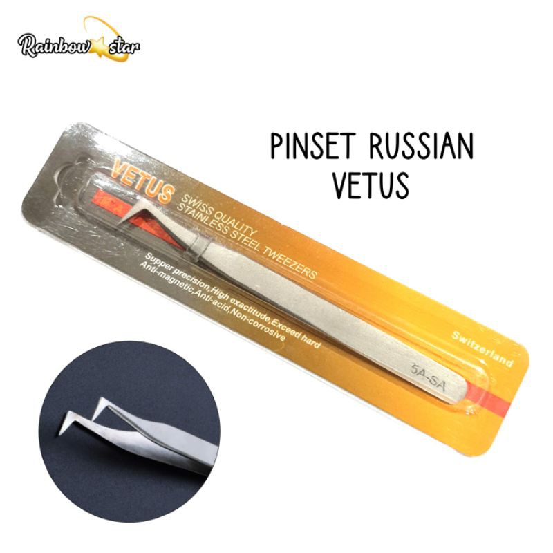 Tweezer Volume Eyelash Extension / Pinset Vetus Russian