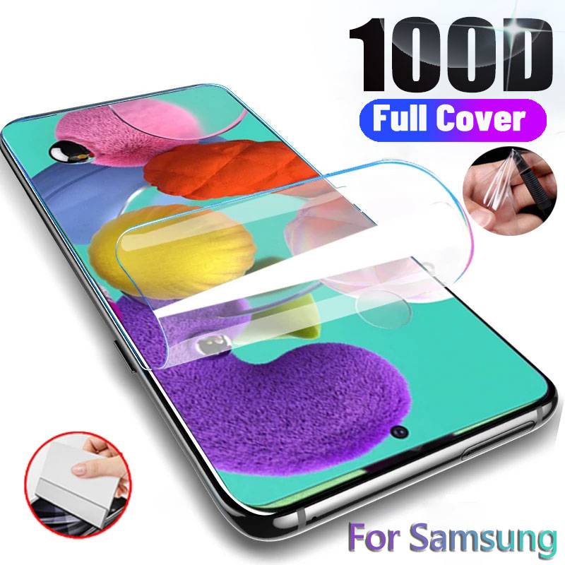 Hydrogel Film For Samsung s9+ / s9 / s8+ / s8 / s7 edge / s7 / s10e / s10+ / s10 / Note 9 / Note 8 / Note 10+ / Note 10 / S20 / S20+ / s20 plus Screen Protector 100D