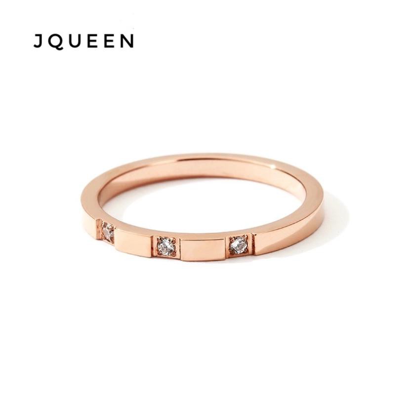 Cincin Titanium Mini Korea Wanita CK036 warna rose gold bisa untuk cincin kawin nikah fashion simple