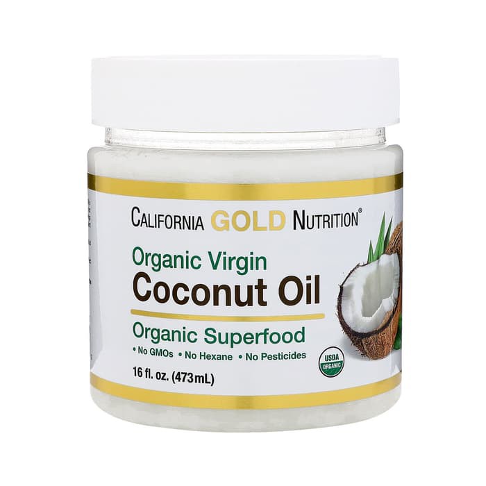

California Gold Nutrition Organic Virgin Coconut Oil 473 ml / VCO