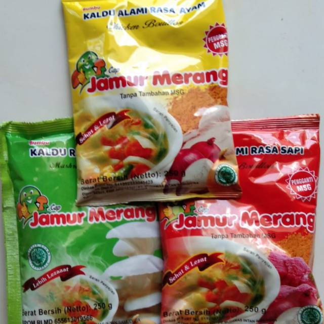 

Kaldu jamur ukuran 250 gram